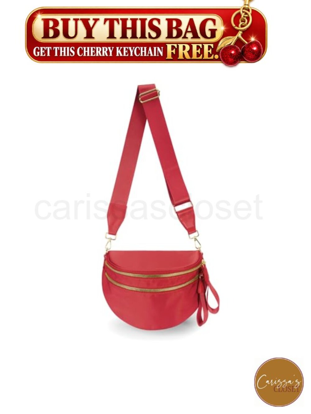 ✨ Spacious Nylon Crossbody Bag Bum Bag Handbags Purses for Women